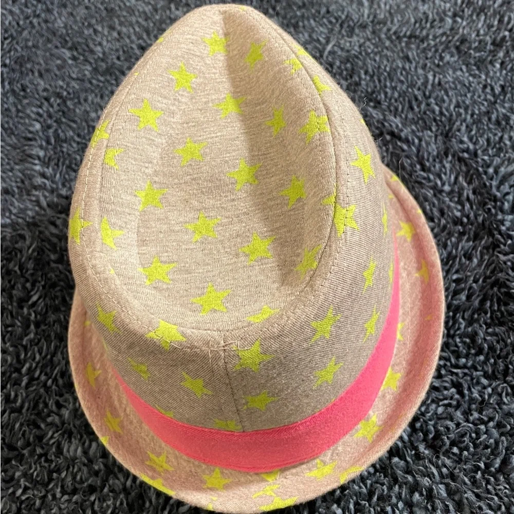 Hello Kitty Star Print Girls Fedora Hat – Kids Size